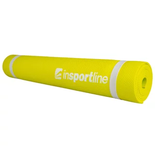 Mata fitness inSPORTline EVA 173x60 ∙ tłumiąca wstrząsy ∙ termoizolacyjna ∙ antypoślizgowa ∙ waga 340 g - Żółty