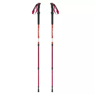 Kijki trekkingowe inSPORTline Altiplano 100 Pair ∙ 3-sekcyjne teleskopowe ∙ antywstrząsowe ∙ odblaskowe ∙ ergonomiczne rączki ∙ para 540 g
