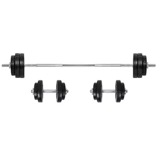 Zestaw hantli i obciążeń inSPORTline BS08 50 kg - OUTLET