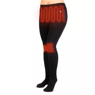 Ogrzewane spodnie damskie W-TEC Insupants Lady ∙ system grzewczy kolana/brzuch ∙ ogrzewanie 5V/2A ∙ elastyczny pas ∙ termo podszewka