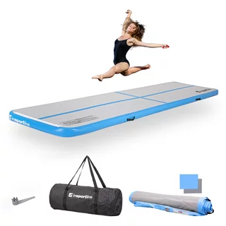 Ścieżka akrobatyczna do ćwiczeń Airtrack inSPORTline Airstunt 400x100x10 cm ∙ nośność 650 kg ∙ wodoodporna ∙ pokrowiec w zestawie