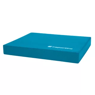 Podkładka do balansowania inSPORTline Brik 48×38×6 cm ∙ z pianki TPE ∙ nośność 150 kg ∙ stabilizacja i koordynacja ∙ wzmacnia mięśnie - Niebieski