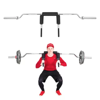 Gryf olimpijski do przysiadów inSPORTline Barsap 220 cm ∙ 50 mm ∙ 22,5 kg ∙ udźwig 317 kg