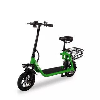 Hulajnoga elektryczna z siodełkiem W-TEC Billar II 500W ∙ koła 12″ ∙ 30 km zasięg - Zielony