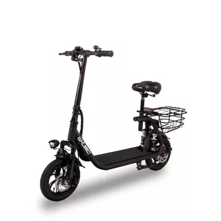 Hulajnoga elektryczna z siodełkiem W-TEC Billar II 500W ∙ koła 12″ ∙ 30 km zasięg - Czarny