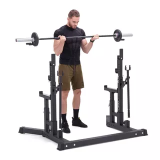 Regulowany stojak pod sztangę inSPORTline X-NT CR20 IPF Combo Rack ∙ certyfikat IPF ∙ regulacja wysokości ∙ solidna konstrukcja