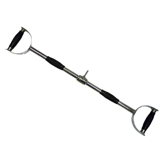 Gryf zaczepowy do atlasu inSPORTline 85 cm ∙ drążek obrotowy ∙ adapter z gumowymi uchwytami ∙ do bicepsów, tricepsów i pleców