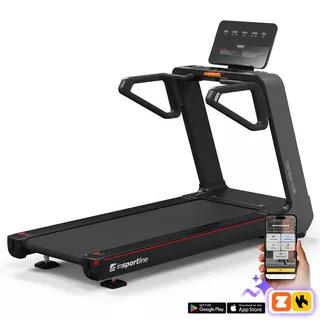 Profesjonalna bieżnia elektryczna inSPORTline Gardian G10 · Silnik 6 KM · nośność 180 kg · Bluetooth · 30 programów ∙ program HRC