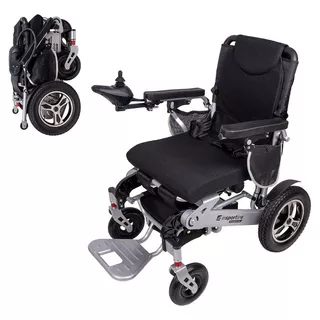 Elektryczny wózek inwalidzki inSPORTline Hawkie Basic II ∙ 500 W ∙ zasięg 24 km ∙ nośność 120 kg ∙ prędkość 6 km/h - Srebrny