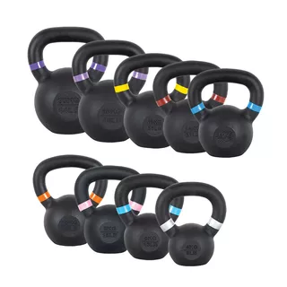 Hantle żeliwne inSPORTline Ketlebel Powder 4-20 kg powłoka proszkowa ∙ ergonomiczny uchwyt