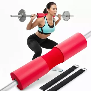 Ochraniacz na gryf inSPORTline Shaperoll ∙ pianka NBR 3 cm ∙ waga 250 g ∙ wodoodporny ∙ montaż na rzepy - Czerwony