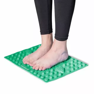 Mata masująca stopy inSPORTline Tilsipur ∙ akupresura + magnetoterapia ∙ intensywna stymulacja - Zielony