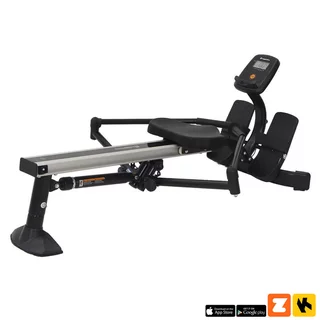 Wioślarz treningowy inSPORTline Power Master X ∙ hydrauliczny system oporu ∙ 12 poziomów oporu ∙ płynny ruch ∙ uchwyt na tablet ∙ LCD
