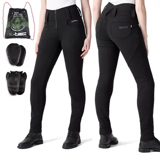 Damskie legginsy motocyklowe W-TEC Nombutta - Czarny