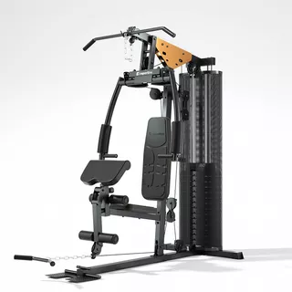 Atlas wielofunkcyjny do ćwiczeń inSPORTline ProfiGym C45 ∙ 90 kg obciążenia ∙ regulowane oparcie ∙ wyciągi górny / dolny