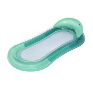 Dmuchany leżak wodny Bestway Aqua Lounge 160 x 84 cm ∙ nośność 90 kg ∙ dno z siatki ∙ wygodne oparcie pleców - Zielony
