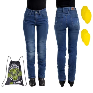 Damskie jeansowe spodnie motocyklowe W-TEC Panimali