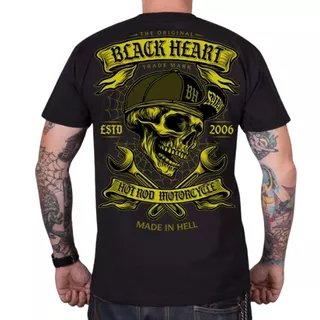 T-shirt stylowa koszulka bawełniana BLACK HEART Satan