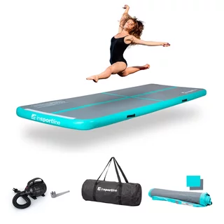 Ścieżka akrobatyczna Airtrack inSPORTline Airstunt 300x100x10 cm ∙ z pompką elektryczną ∙ nośność 500 kg ∙ wodoodporna ∙ torba w zestawie