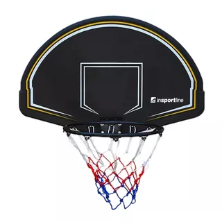Naścienny kosz do koszykówki z tablicą inSPORTline Brooklyn II ∙ obręcz stalowa ø45 cm ∙ waga 10 kg ∙ do domu/ogrodu