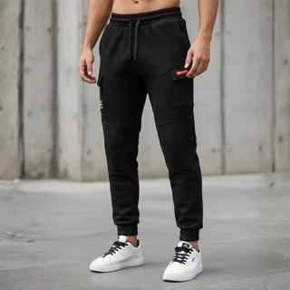 Spodnie dresowe cargo inSPORTline Signature ∙ unisex ∙ pojemne kieszenie ∙ mocny ściągacz