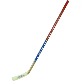 Kij do hokeja na lodzie inSPORTline Lion 3311 ∙ dla dzieci 6-9 lat ∙ drewniany trzonek ∙ prosta plastikowa łopatka ∙ lekki i wytrzymały