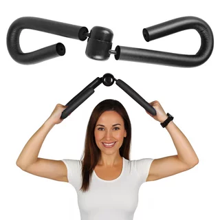 Motylek / agrafka do ćwiczeń fitness inSPORTline Body Trimer ∙ uniwersalny wzmacniacz ud, ramion, klatki ∙ piankowe uchwyty
