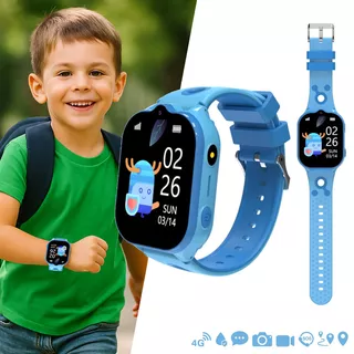 Smartwatch inSPORTline Odino dla dzieci z SIM GPS 4G LTE IP67 i przyciskiem SOS nowoczesne funkcje