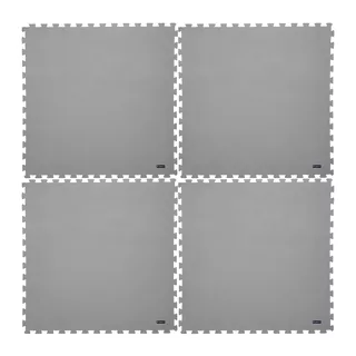 Mata fitness inSPORTline EVA80 200x200x1 cm puzzle do ćwiczeń - Szary