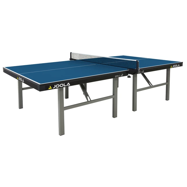 Stół turniejowy do ping-ponga Joola 2000-S Pro ∙ niebieski ∙ składany ∙ 25 mm ∙ 105 kg ∙ zgodny ITTF ∙ stabilna rama ∙ ukryte kółka - Niebieski - Niebieski