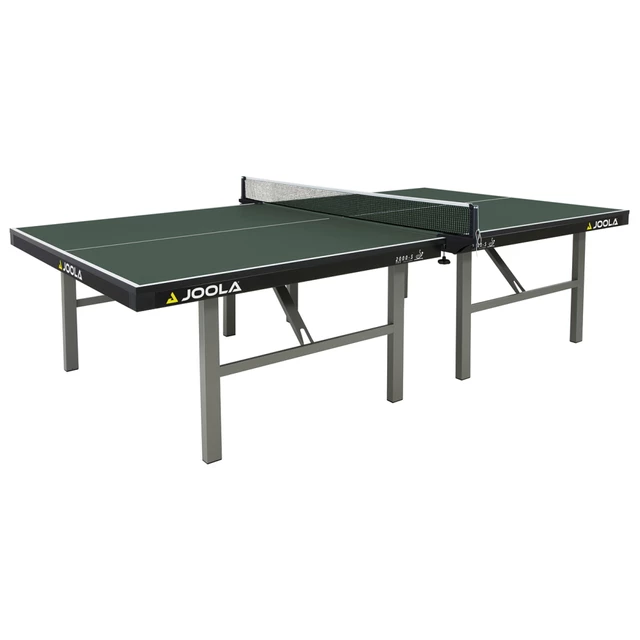 Stół turniejowy do ping-ponga Joola 2000-S Pro ∙ niebieski ∙ składany ∙ 25 mm ∙ 105 kg ∙ zgodny ITTF ∙ stabilna rama ∙ ukryte kółka - Niebieski - Zielony