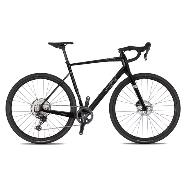 Rower gravel 4EVER Grizzly Race 28" - model 2026 ∙ rama karbonowa ∙ hamulce tarczowe hydrauliczne ∙ 24 biegi ∙ waga 9,7 kg - koralowy/czarny