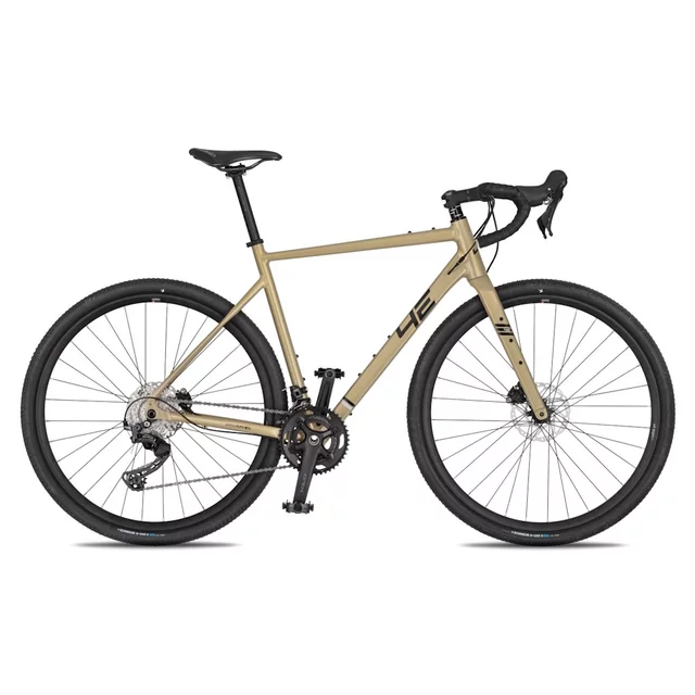 Rower gravel 4EVER Gromvel Race 28" - model 2026 ∙ napęd Shimano GRX 2x12 ∙ hamulce tarczowe ∙ waga 9,8 kg ∙ rama Superlite - titan matt