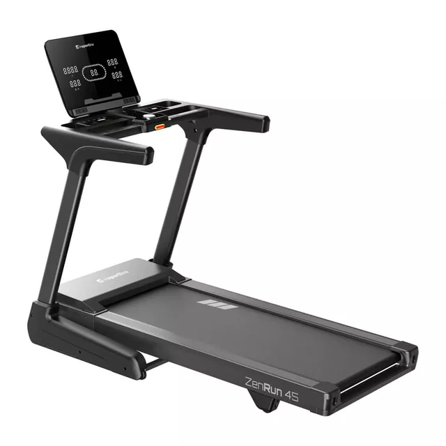 Bieżnia elektryczna inSPORTline ZenRun 45 ∙ składana ∙ prędkość do 20 km/h ∙ 15 poziomów nachylenia ∙ 17 programów ∙ nośność 150 kg ∙ Bluetooth