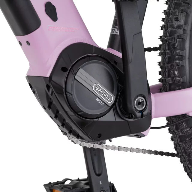 Damski górski rower elektryczny inSPORTline ISL Asuki EVO 835 Wh 27,5" - model 2026 ∙ nośność 140 kg ∙ silnik bafang 95 nm ∙ sztyca teleskopowa - Żółty promień słońca