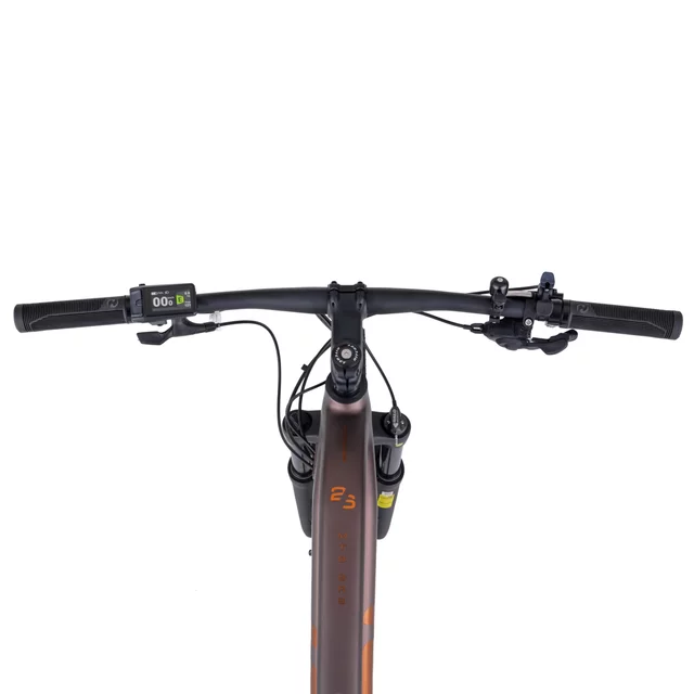 Górski rower elektryczny inSPORTline ISL Tachion EVO 835 Wh 29" - model 2026 ∙ bateria 835 Wh ∙ silnik Bafang M510 ∙ zasięg do 180 km ∙ nośność 140 kg - Deep Coffee