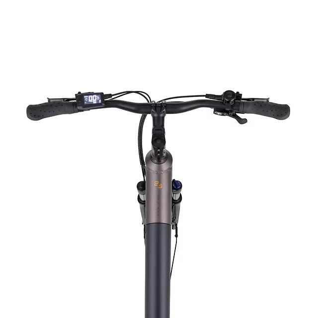 Miejski rower elektryczny inSPORTline ISL Eclion 648 Wh 28" - model 2026 ∙ bateria 648 Wh ∙ zasięg do 120 km ∙ amortyzowany widelec ∙ nośność 120 kg - Żółty promień słońca