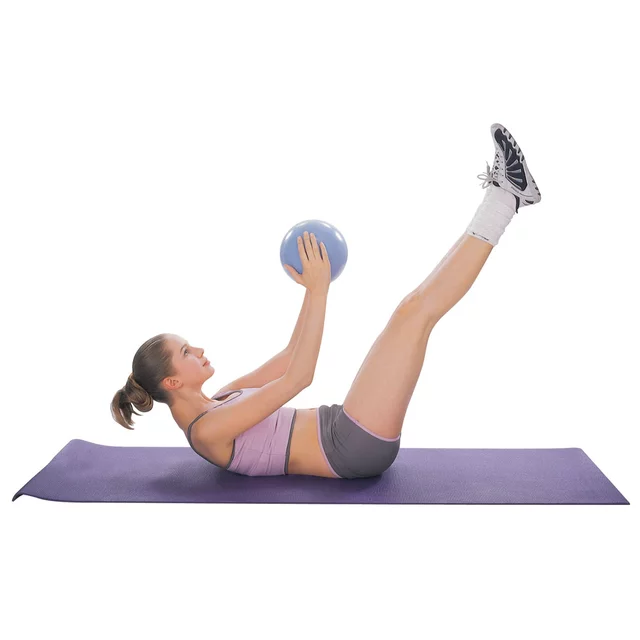 Piłka do ćwiczeń inSPORTline Aerobic Ball ∙ nośność 120 kg ∙ materiał PVC ∙ do aerobiku i rozciągania - mus mokka