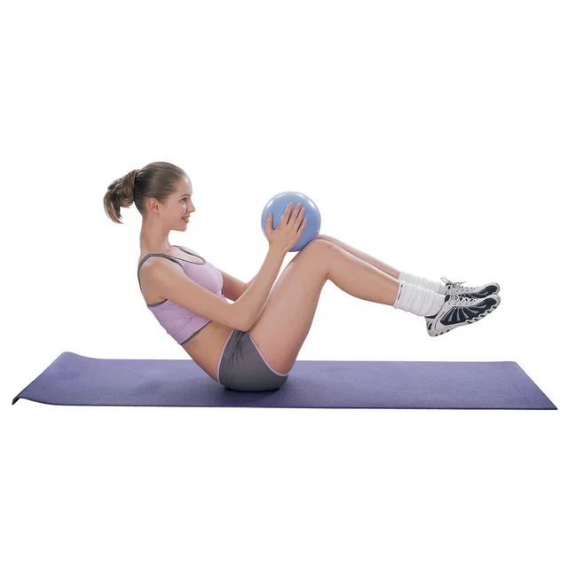 Piłka do ćwiczeń inSPORTline Aerobic Ball ∙ nośność 120 kg ∙ materiał PVC ∙ do aerobiku i rozciągania - mus mokka