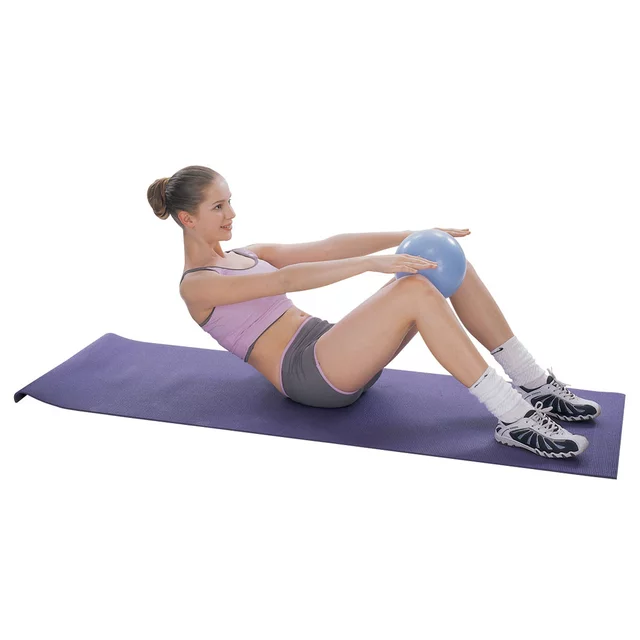 Piłka do ćwiczeń inSPORTline Aerobic Ball ∙ nośność 120 kg ∙ materiał PVC ∙ do aerobiku i rozciągania - mus mokka