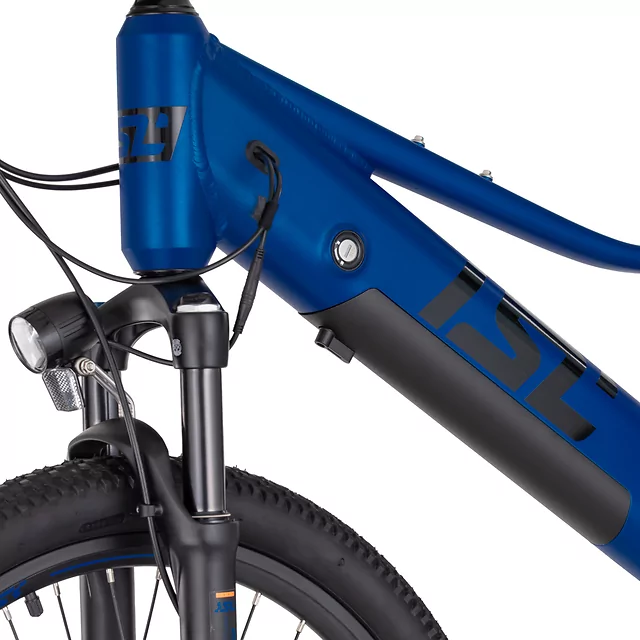 Młodzieżowy rower elektryczny inSPORTline ISL Savager 24" ∙ bateria 360 Wh ∙ zasięg do 70 km ∙ silnik bafang ∙ hamulce hydrauliczne - Różowy rumieniec