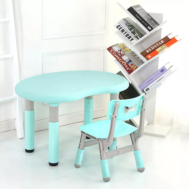 Stolik dziecięcy regulowany z krzesłem inSPORTline Kucerino ∙ ergonomia ∙ antypoślizgowy ∙ lekki ∙ pastelowy design ∙ nośność 40 kg