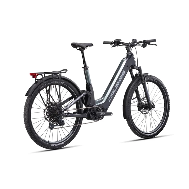 Rower elektryczny z pełnym zawieszeniem Crussis e-Country Full 10.10 720Wh 27,5" - model 2025 - Zielony Szmaragd