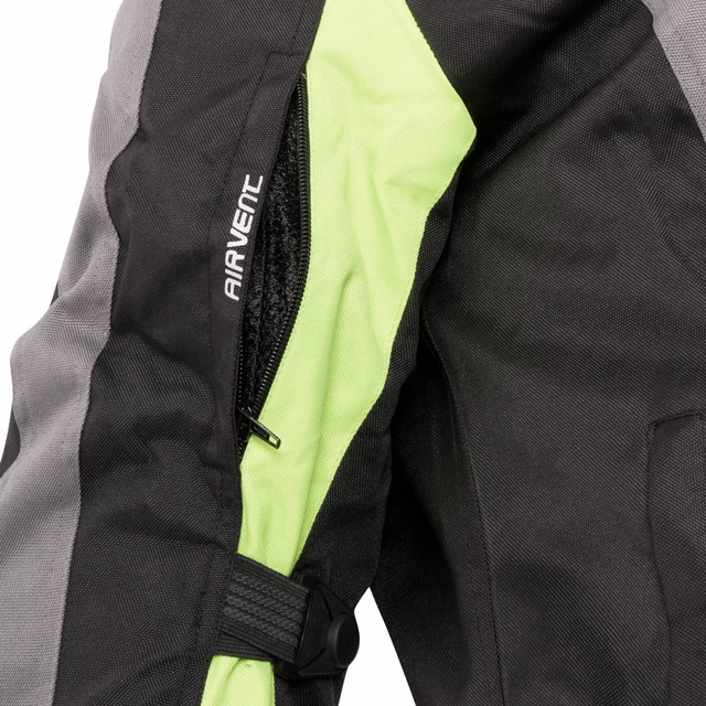 Damska kurtka motocyklowa W-TEC Antigona - Czarno-zielony