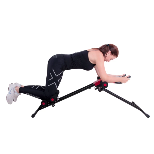 Ławka / trenażer do ćwiczeń brzucha inSPORTline AB Lifter Easy ∙ 4 poziomy oporu ∙ składane ∙ LED