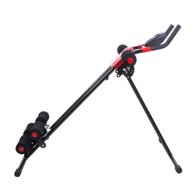 Ławka / trenażer do ćwiczeń brzucha inSPORTline AB Lifter Easy ∙ 4 poziomy oporu ∙ składane ∙ LED