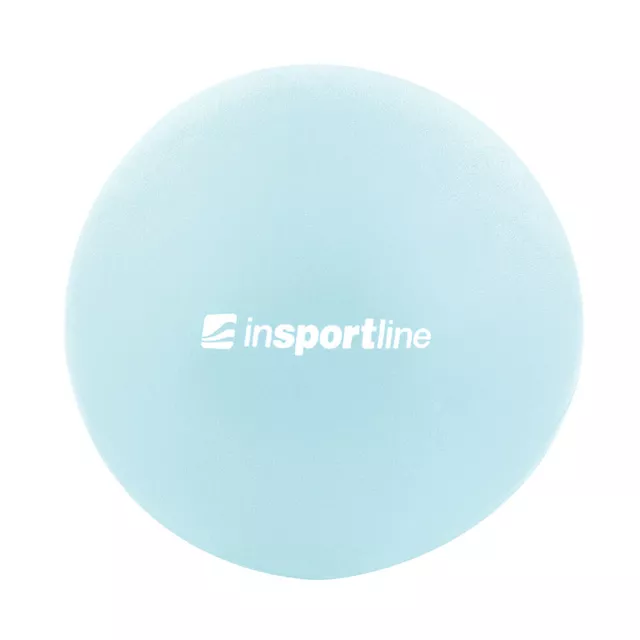 Piłka gimnastyczna / do aerobiku inSPORTline Aerobic Ball 25 cm ∙ rehabilitacyjna ∙ do aerobiku, ćwiczeń, jogi - Jasno-niebieski