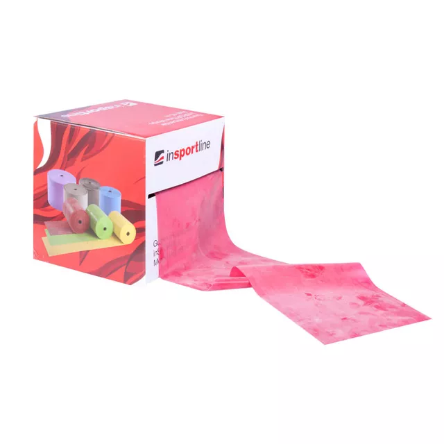 Taśma oporowa / ekspander do ćwieczeń inSPORTline Morpo Roll 45 Medium ∙ 14 cm ∙ opór 2 kg