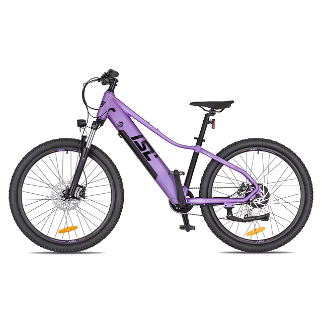 Młodzieżowy rower elektryczny inSPORTline ISL Atezion 374 Wh 26" - model 2026 ∙ bateria 374 Wh ∙ zasięg do 70 km ∙ hamulce hydrauliczne - Brzoskwiniowy beż