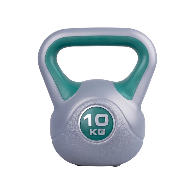 Hantle kettlebell inSPORTline Vin-Bell 1-20kg ∙ powłoka winylowa ∙ 4 gumowe podkładki ∙ stabilny chwyt